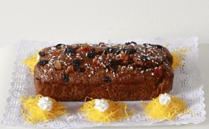 Bolo de frutos secos